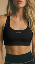 Velore Pilates Black Longline Bra